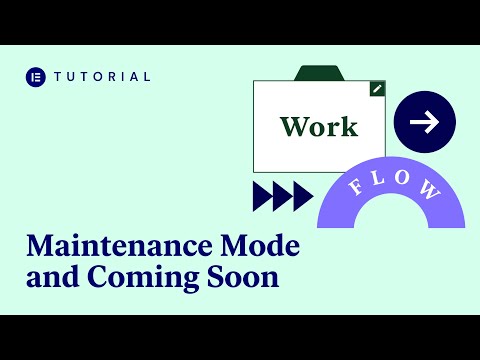 How To Set Up and Enable Maintenance Mode and Coming Soon Pages in Elementor