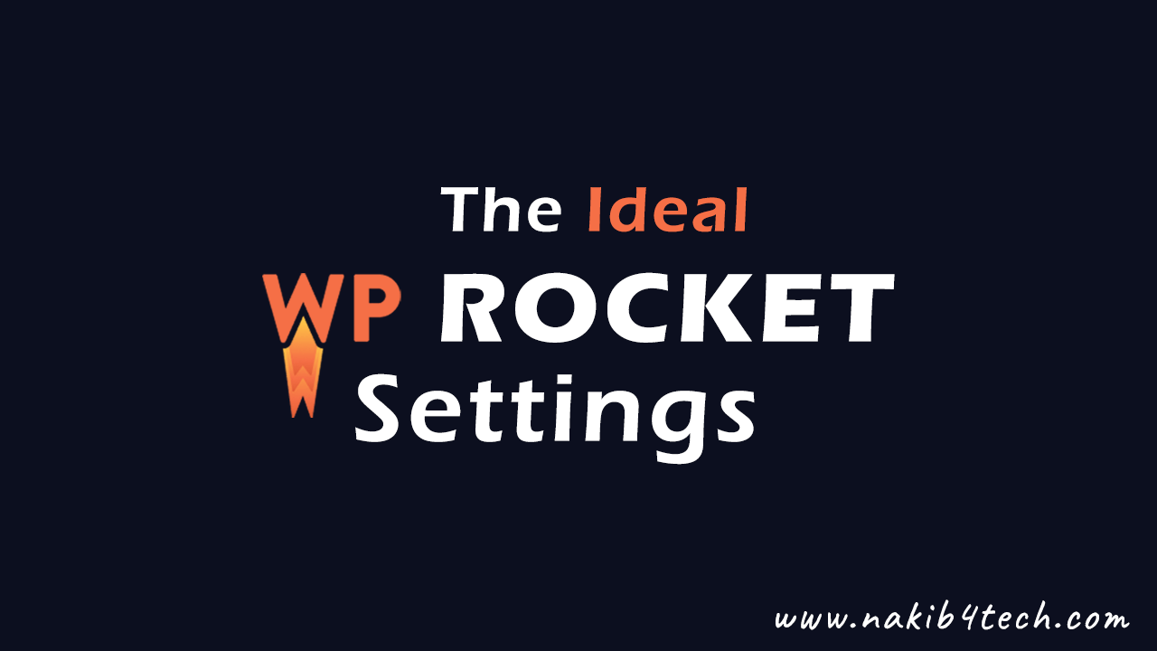 شرح اعدادات اضافة WP Rocket