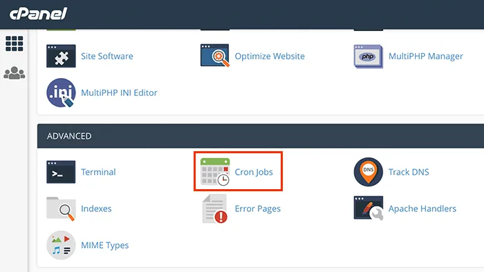 جدولة System Cron في cPanel