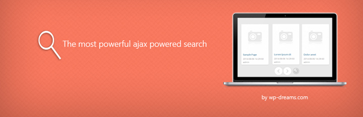أداة Ajax Search Lite المجانية لشريط البحث.