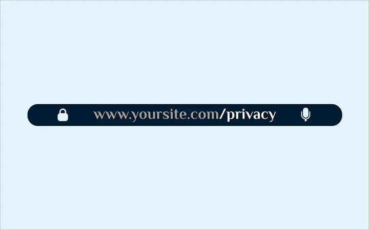 ما هو رابط سياسة الخصوصية للمواقع الإلكترونية.