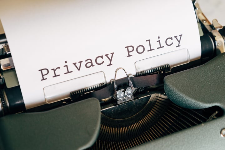 صفحة Privacy Policy للمواقع الإلكترونية.