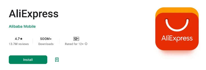 تطبيق متجر AliExpress